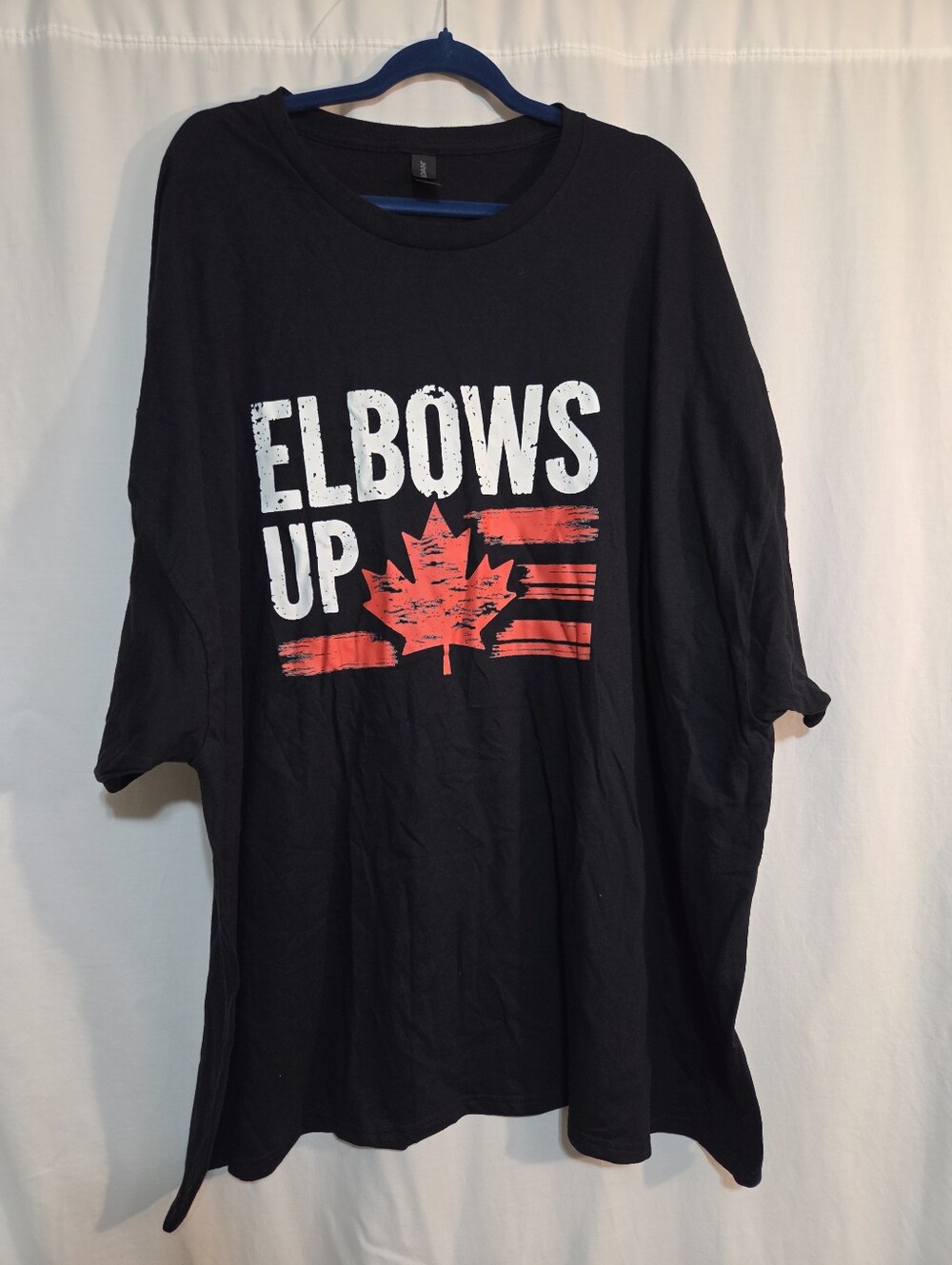 Elbows Up! 5xl Unisex Black Graphic Tshirt